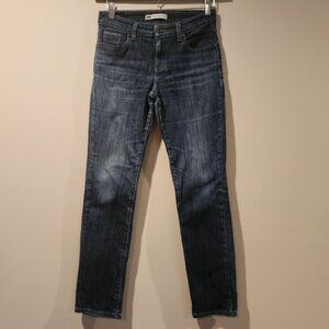 LEVI'S denim mid rise skinny jeans medium wash size 8